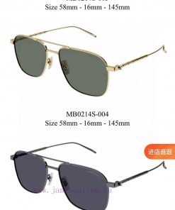 Mont Blanc Wanbao Dragon new sunglasses, MODELMB0214S, SIZE58 mouth 16-xj34ooc2