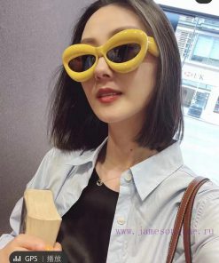 Loewe 2024 New Inflatable Elliptical Sunglasses Fashion Star Sunshade Sunglasses Big Lips Fueo3e5ysw