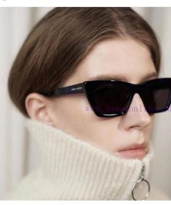 YSL Saint Laurent Sunglasses for Women SL276MICA Butterfly Fashion Large Frame Sunscreen, Andyhtackm