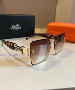 Hermes Heavy New Women's SunglassesLarge frame three-dimensional face decoration for facial ltih6axz