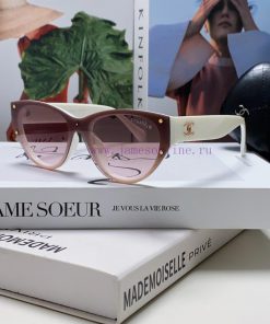 Chanel 24SS new oval shaped style with a dual C letter design on both sides, women's sunglasai586sgm