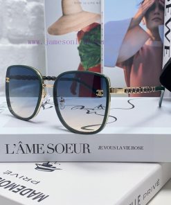 Chanel 2024 New Product Internet Celebrity Same Style Women's Sunglasses Fashion Trend Sunglgazmy9di