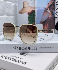 Chanel 2024 New Product Internet Celebrity Same Style Women's Sunglasses Fashion Trend Sungld7b4d4sl