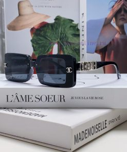 Chanel 2024 European and American Fashion New Women's Square Small Frame Anti UV Polarized Sj8cf6ic4