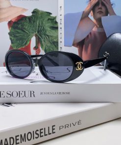 Chanel 2024 New Polarized Sunglasses Fashionable Chanel Sunglasses Cat Eyes Personalized Airg2r39oqe