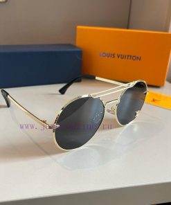 LV Louis Vuitton Sunglasses, Oval Men's and Women's Sunshade Mirrors, European and American vbb1d5en