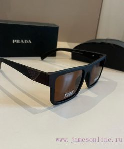 Prada trendy men's and women's street style sunglasses, lightweight and not too tight on the6apmyqdl