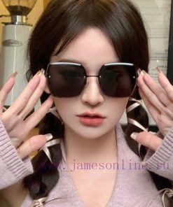 GUCCI - Gucci Italy Imported 2024 Fashion Trend Luxury Decoration Sunglasses Nylon HD Sunglam0arx1xy