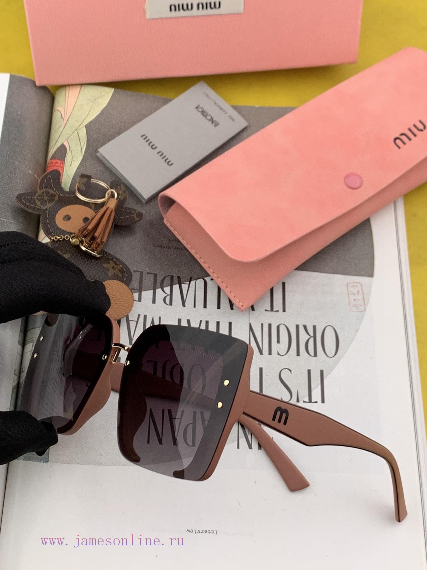MIUMIU/Miu Miu 2024 Spring New Sparkling New Style Sparkling Stage Sunglasses Trendy Exquisi9nzcrldy - Image 5