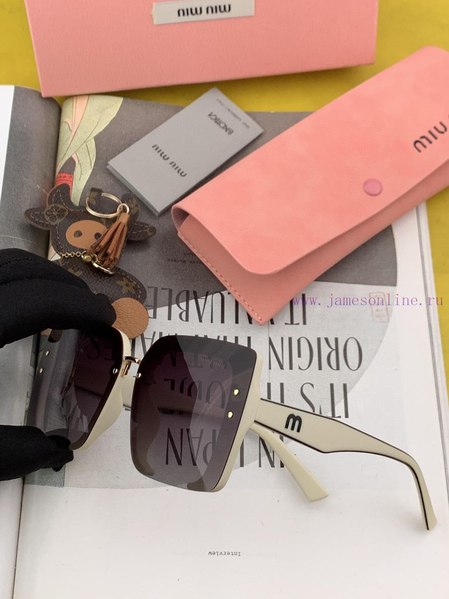 MIUMIU/Miu Miu 2024 Spring New Sparkling New Style Sparkling Stage Sunglasses Trendy Exquisi9nzcrldy - Image 8