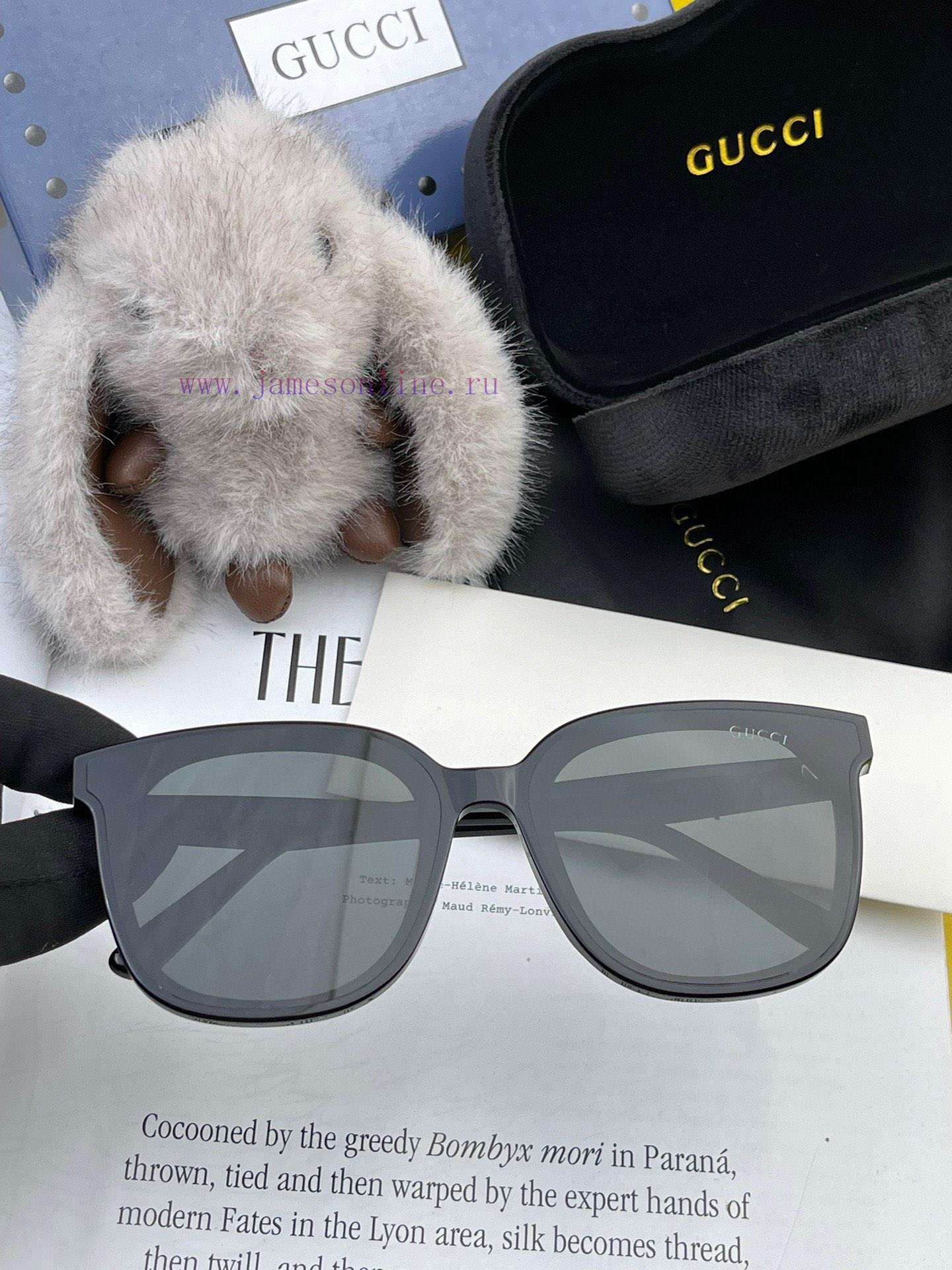 GUCCI2024 Spring New Integrated Mirror Large Frame Sunglasses for Men and WomenExplosive lar1q7c75sl - Image 5