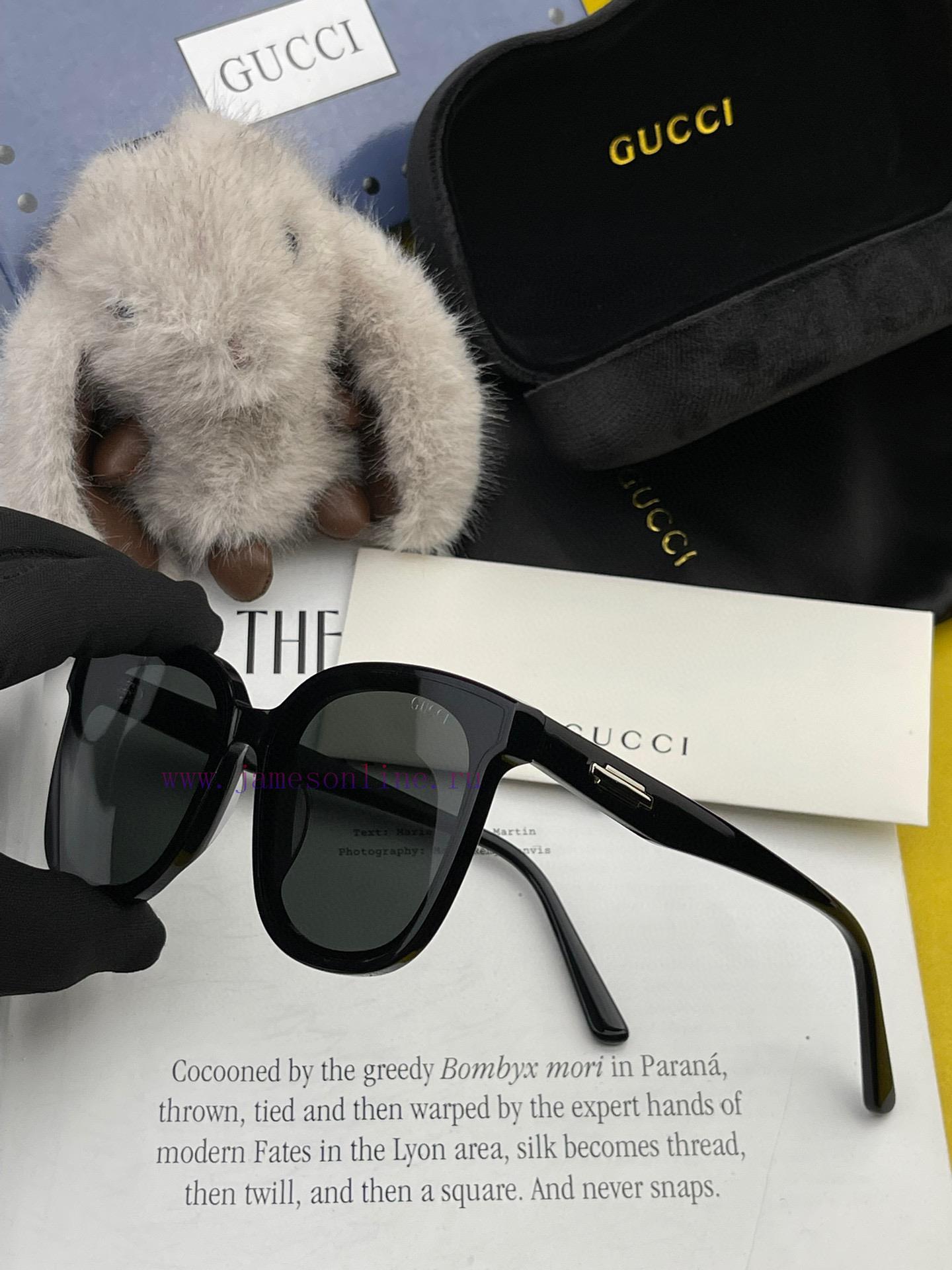 GUCCI2024 Spring New Integrated Mirror Large Frame Sunglasses for Men and WomenExplosive lar1q7c75sl - Image 6