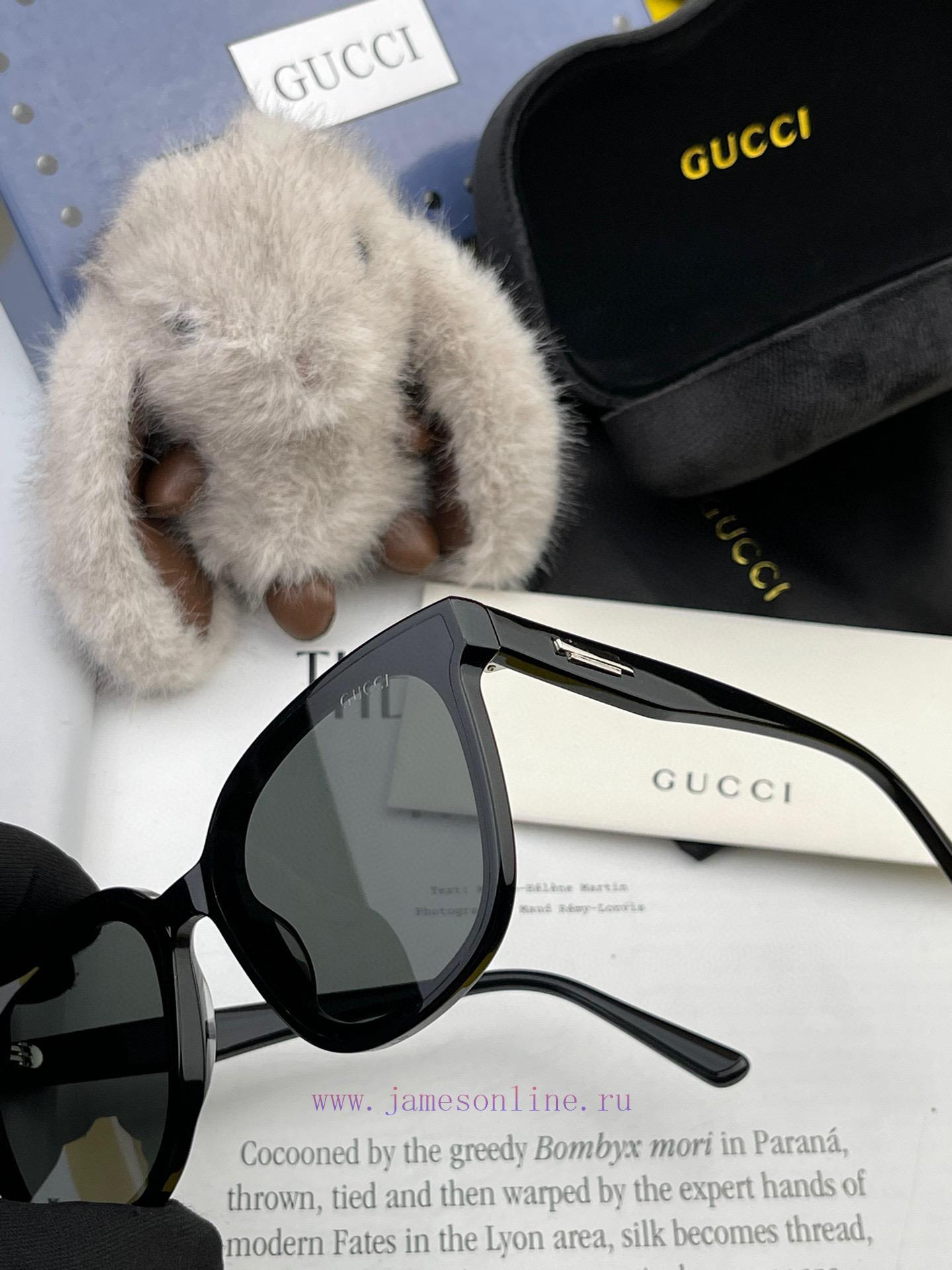 GUCCI2024 Spring New Integrated Mirror Large Frame Sunglasses for Men and WomenExplosive lar1q7c75sl - Image 7