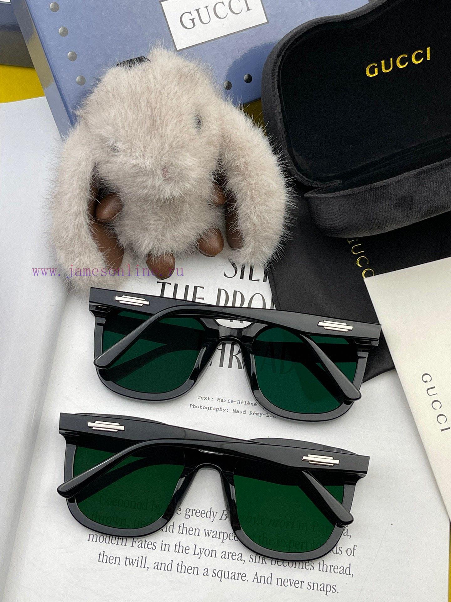 GUCCI2024 Spring New Integrated Mirror Large Frame Sunglasses for Men and WomenExplosive lar1q7c75sl - Image 9