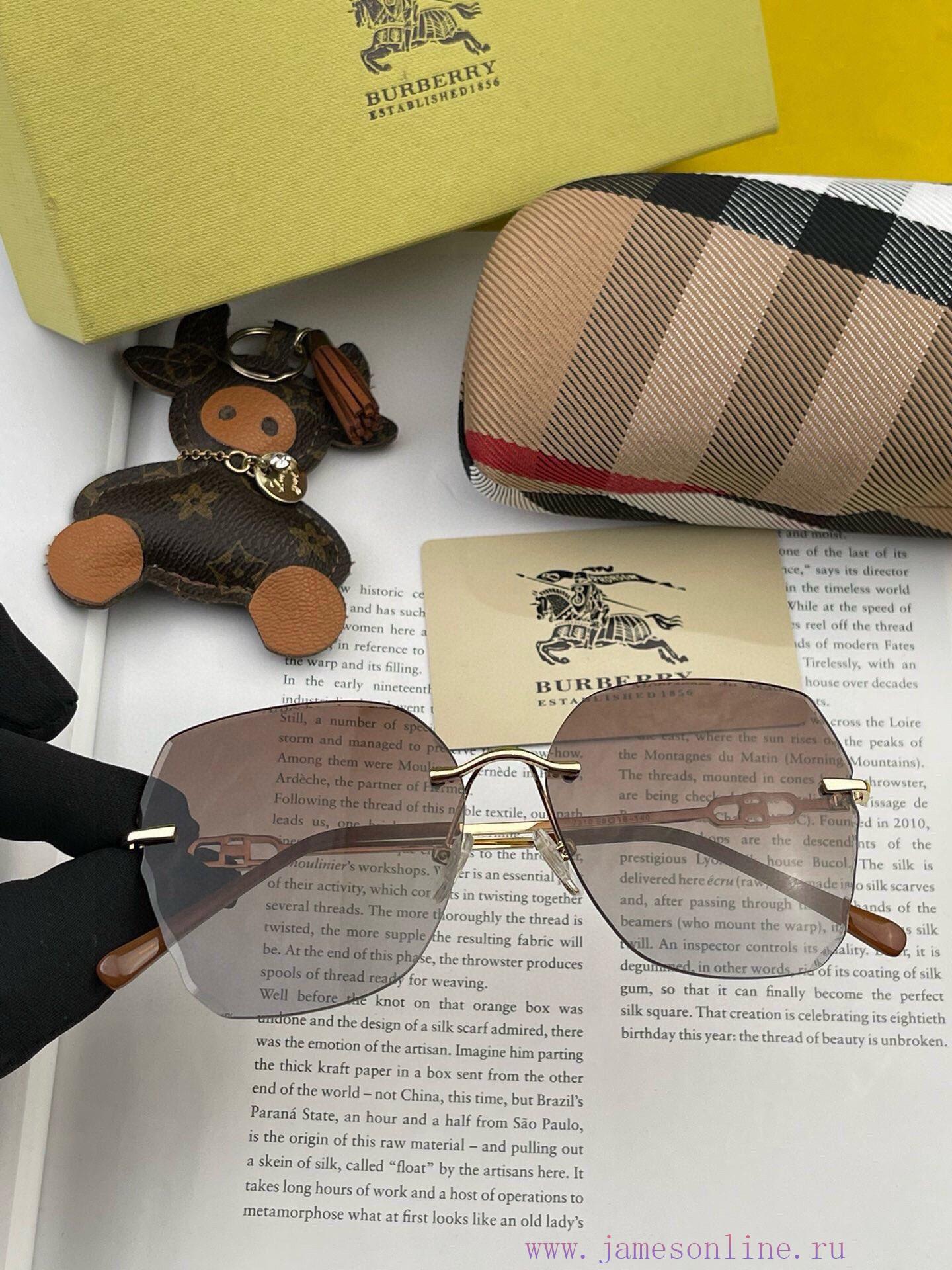 Burberry sunglasses with classic design, not picky about face shape, whether paired with a ckallx58x - Image 8
