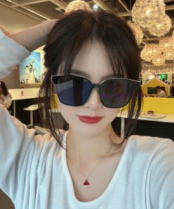 GUCCI2024 Spring New Integrated Mirror Large Frame Sunglasses for Men and WomenExplosive laru9ty34i5