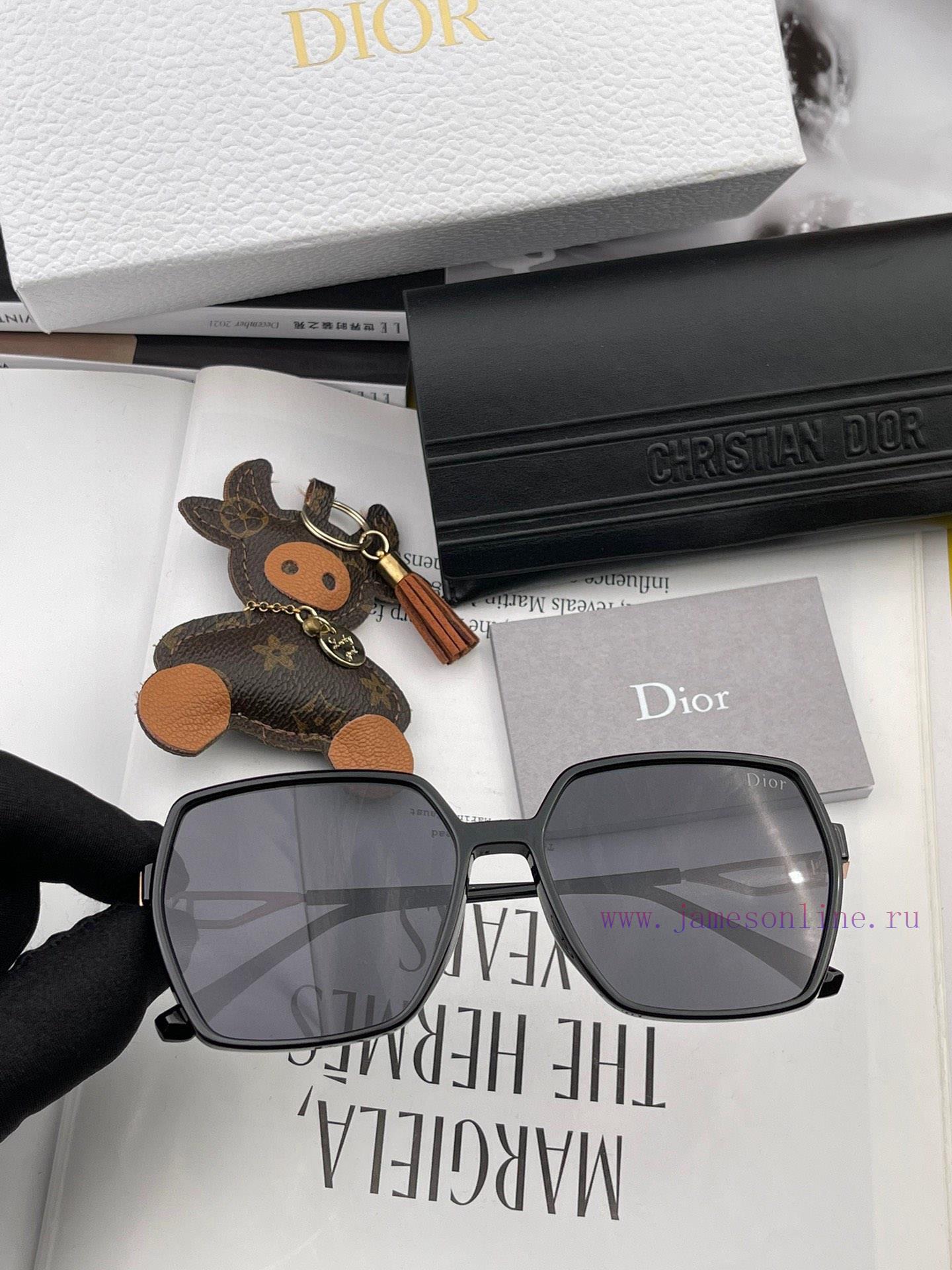 DIOR Dior 2024 Spring New Trendy Popular Fashion Box Polarized Sunglasses High Quality Comfoazwu7yp0 - Image 5