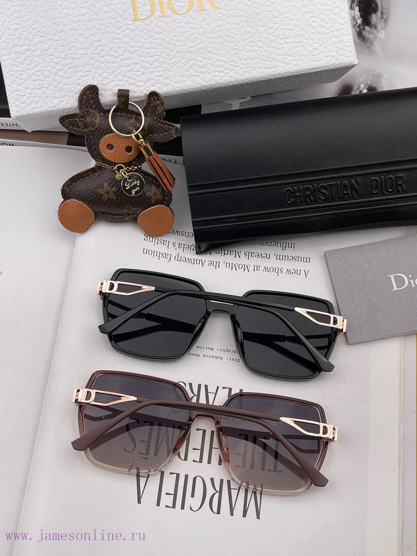 DIOR Dior 2024 Spring New Trendy Popular Fashion Box Polarized Sunglasses High Quality Comfoazwu7yp0 - Image 9