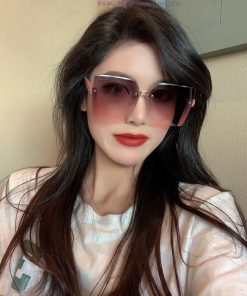 GUCCI2024 Spring New Trendy Popular Fashion Box Sunglasses High Quality Comfortable Wearing 0sqy89yz