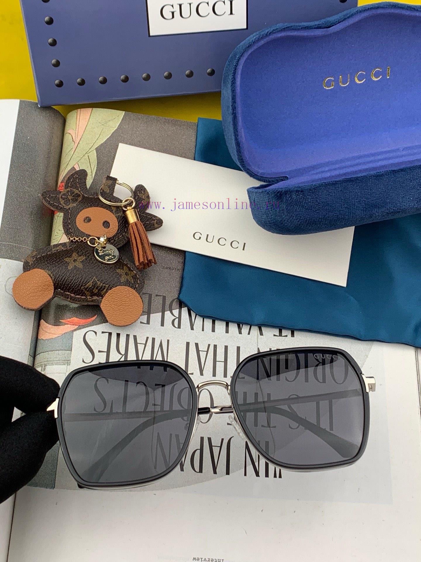 GUCCI 2024 Spring New Box Sunglasses: Various internet celebrities have brought a full circldvd1757u - Image 5