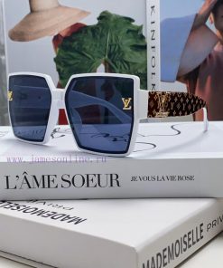Lv Louis Vuitton 2024 Latest Fashion Sunglasses for Women Square Skinny Retro Internet Celebpu9ey092