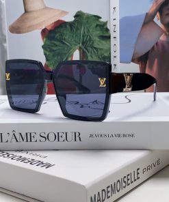 Lv Louis Vuitton 2024 Latest Fashion Sunglasses for Women Square Skinny Retro Internet Celeblock558v