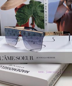 Lv Louis Vuitton Men's New Sun Sunglasses ️, Old Flower Lingge Mirror Legs, Essential for Trdvcd5i7c