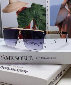 Lv Louis Vuitton Men's New Sun Sunglasses ️, Old Flower Lingge Mirror Legs, Essential for Tr2nqkbr67