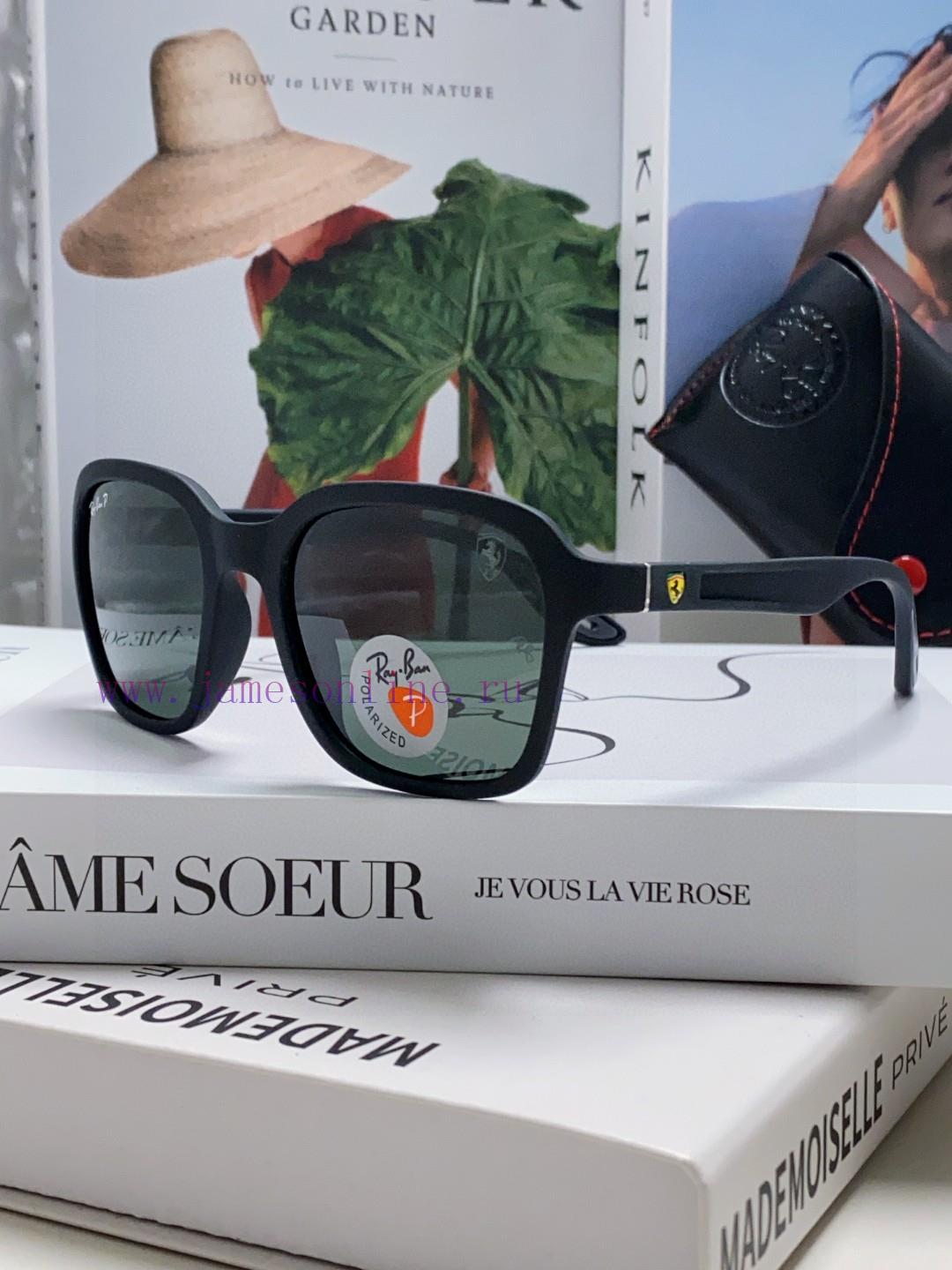 RayBan Ferrari Joint Sunglasses, Unisex Polarized Sunglasses, Personalized, Fashionable, Comx76cjidd - Image 2