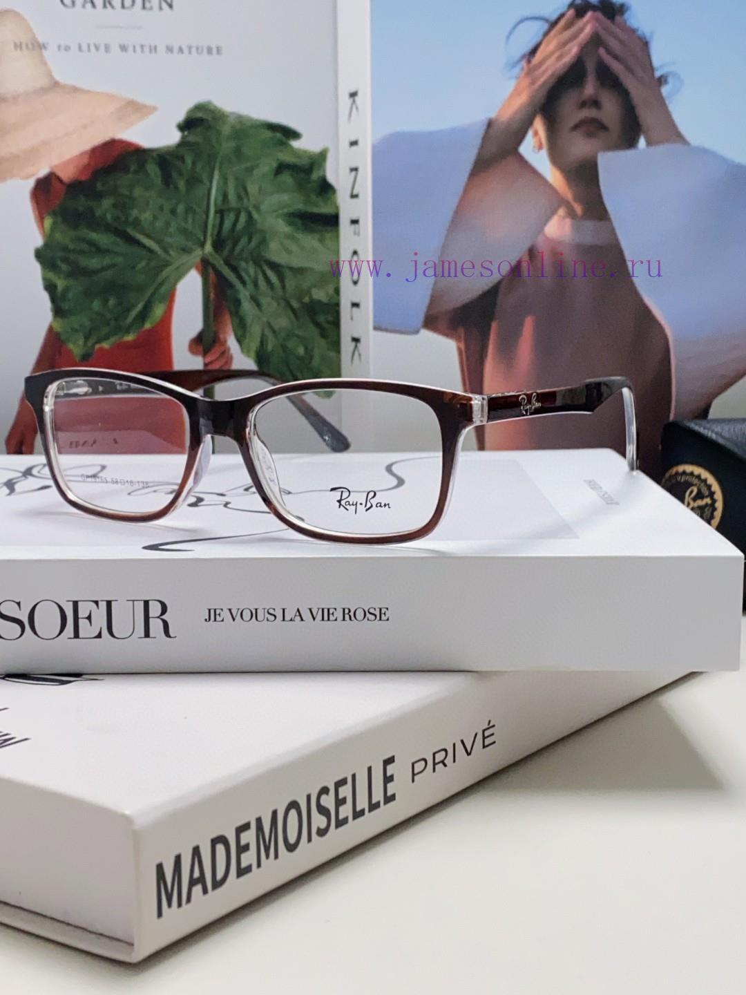 RAYBAN Optical Glasses Frame Classic Versatile Matte Blackboard Material Box Men's and Womenj0x8m28v - Image 2