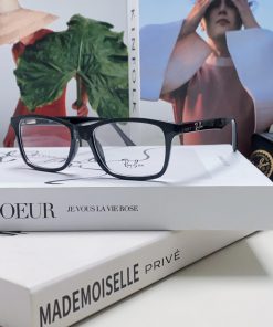 RAYBAN Optical Glasses Frame Classic Versatile Matte Blackboard Material Box Men's and Womensme1bysc