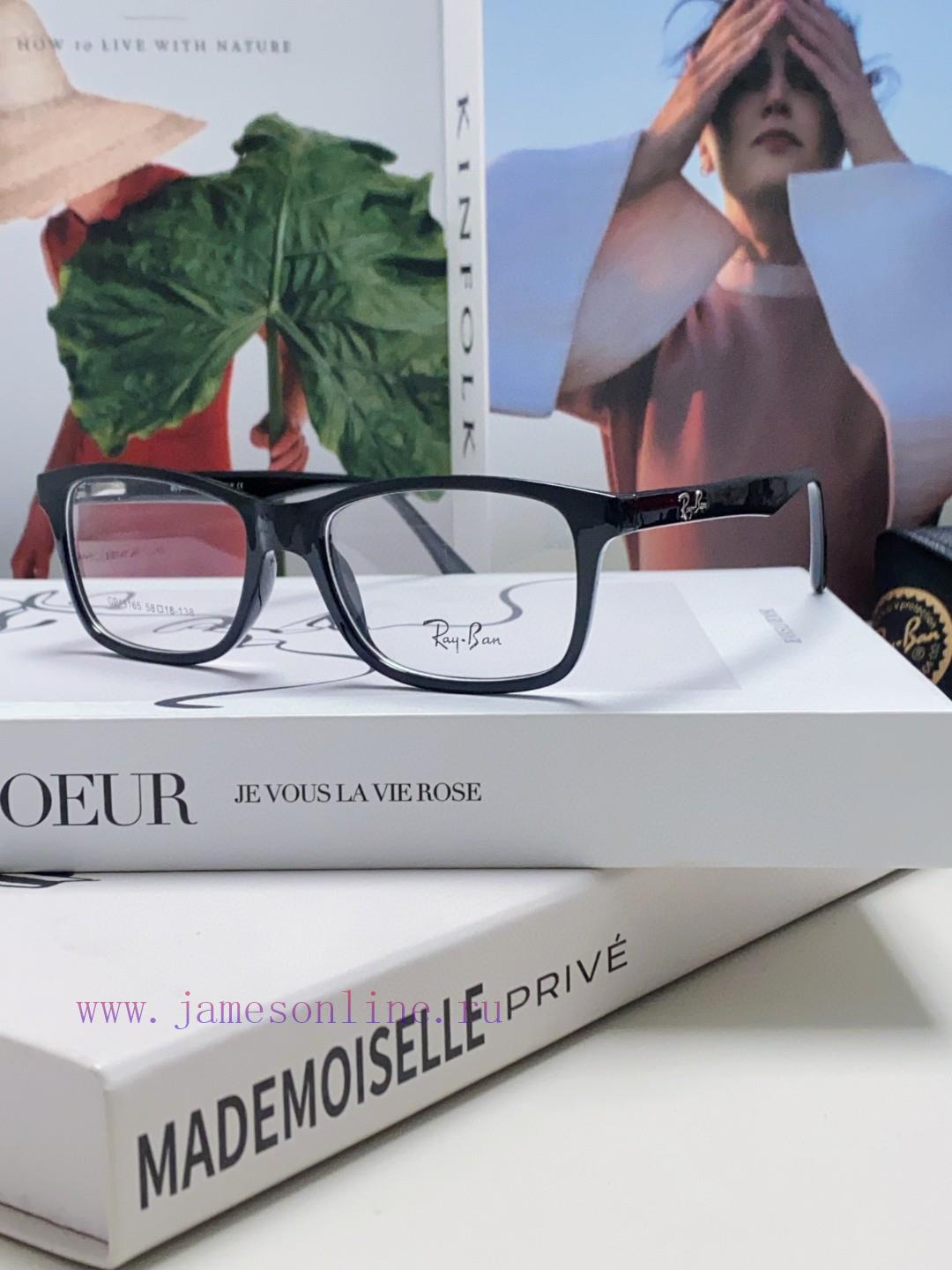 RAYBAN Optical Glasses Frame Classic Versatile Matte Blackboard Material Box Men's and Womensme1bysc - Image 2