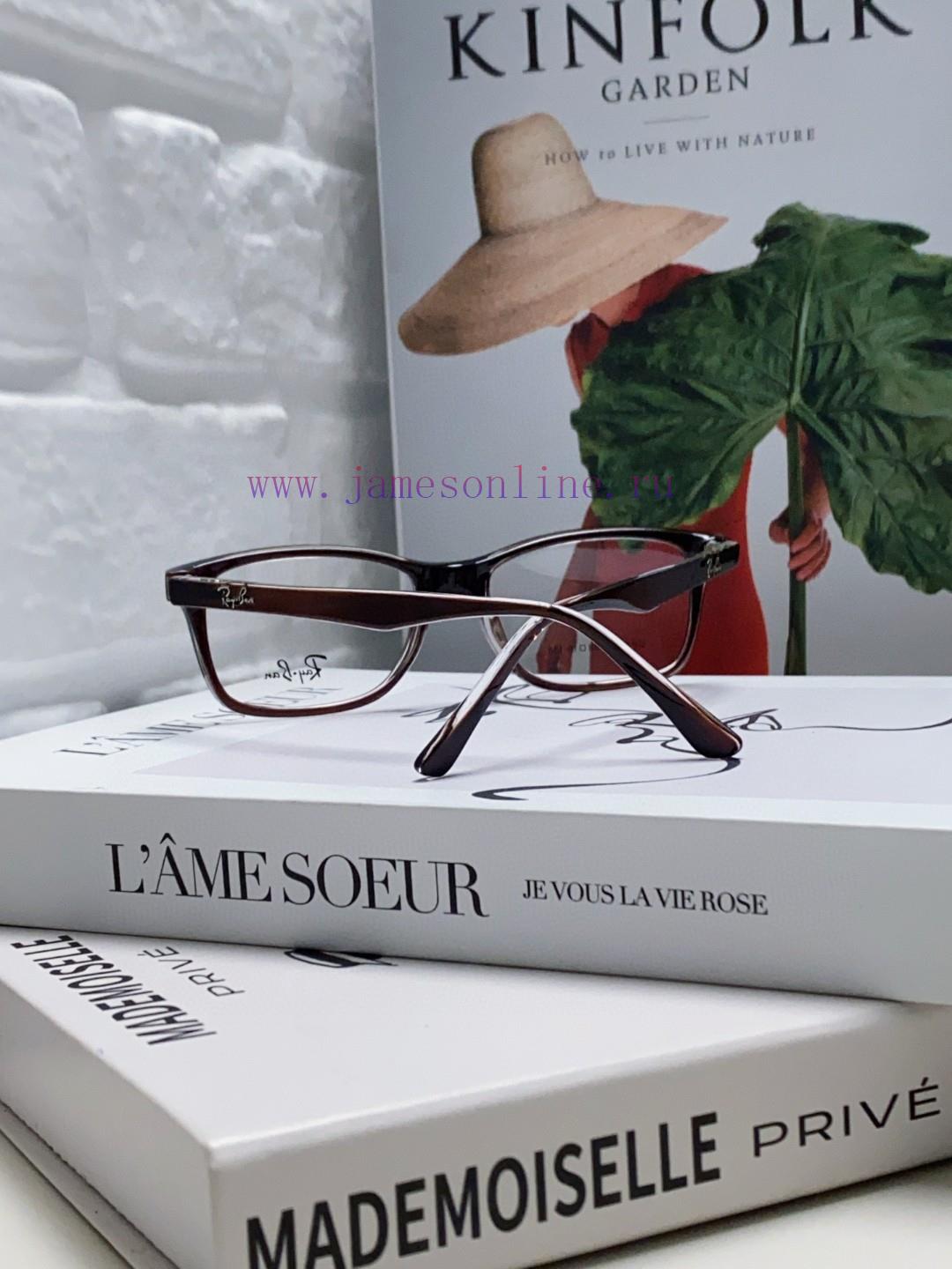 RAYBAN Optical Glasses Frame Classic Versatile Matte Blackboard Material Box Men's and Womenj0x8m28v - Image 4
