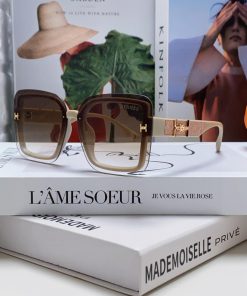 Hermes Women's Sunglasses UV resistant Round Face Large Frame Sunglasses 2024 New Large Face1mj8qwac