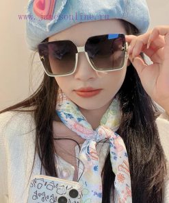 Hermes 2024 New Product Internet Celebrity Fashion Street Explosion H Sunglasses Women's UV q6fuazt7