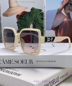 Hermes Sunglasses for Women 2024 New Square Frame Round Face Look Slim Anti UV Sunglasses Pr60k4t68p