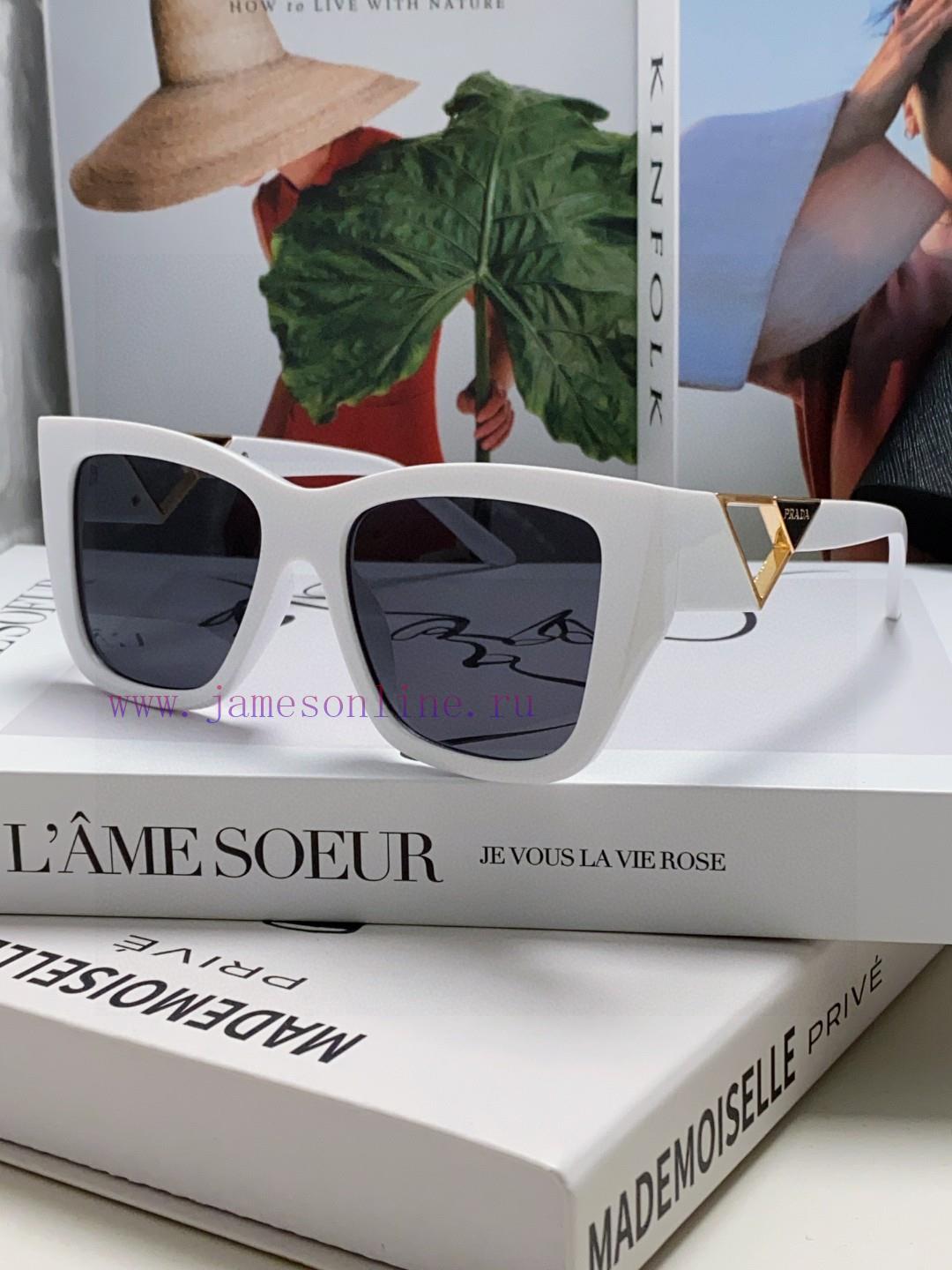 Prada 2024 European and American high-end women's boxy slimming versatile sun eye European sl98uh413 - Image 3