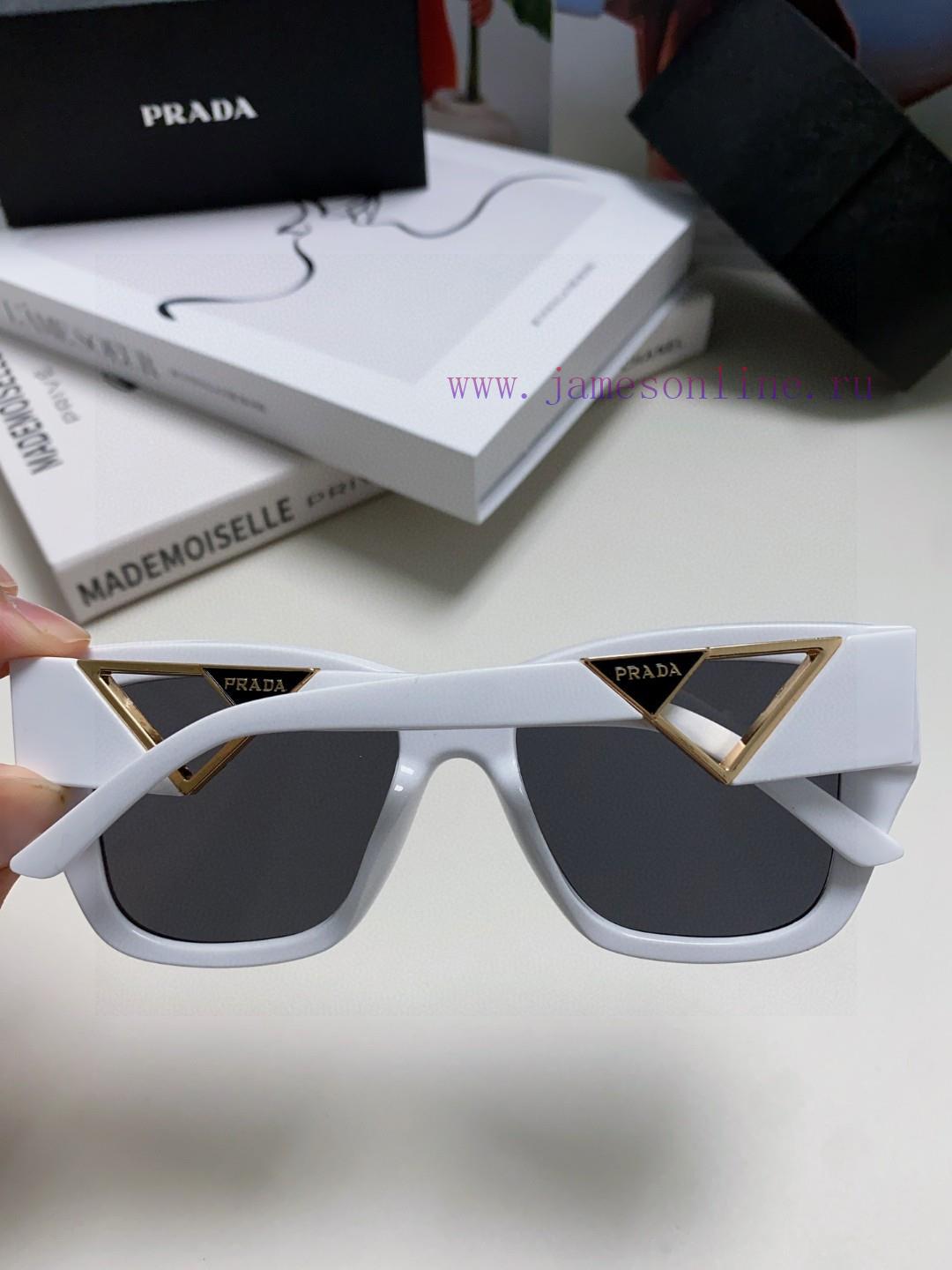 Prada 2024 European and American high-end women's boxy slimming versatile sun eye European sl98uh413 - Image 7
