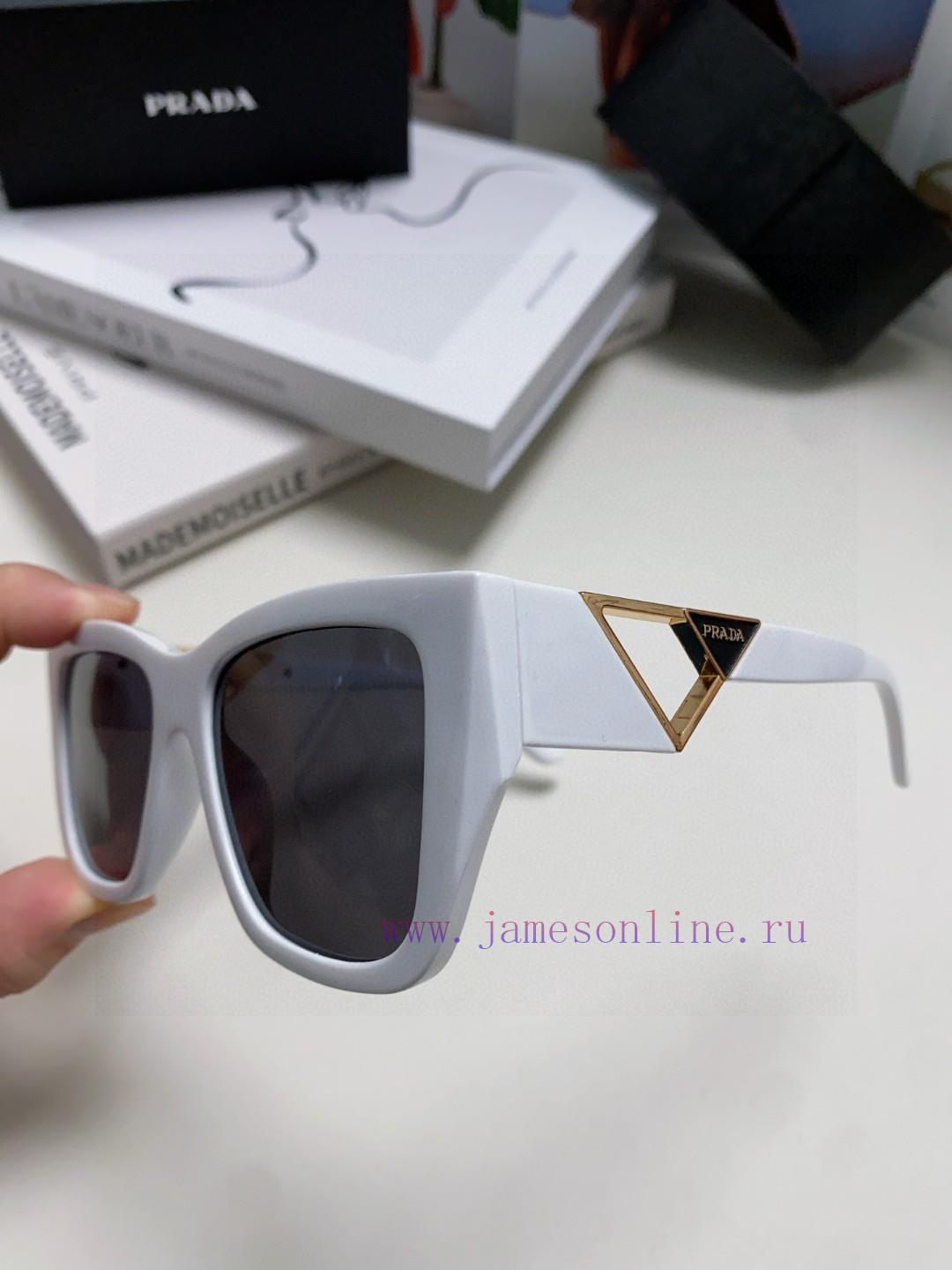 Prada 2024 European and American high-end women's boxy slimming versatile sun eye European sl98uh413 - Image 8