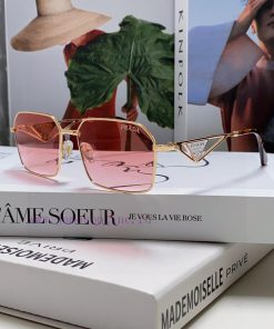 Prada 2024 new casual couple sunglasses, European and American universal women's UV resistanayka1bku