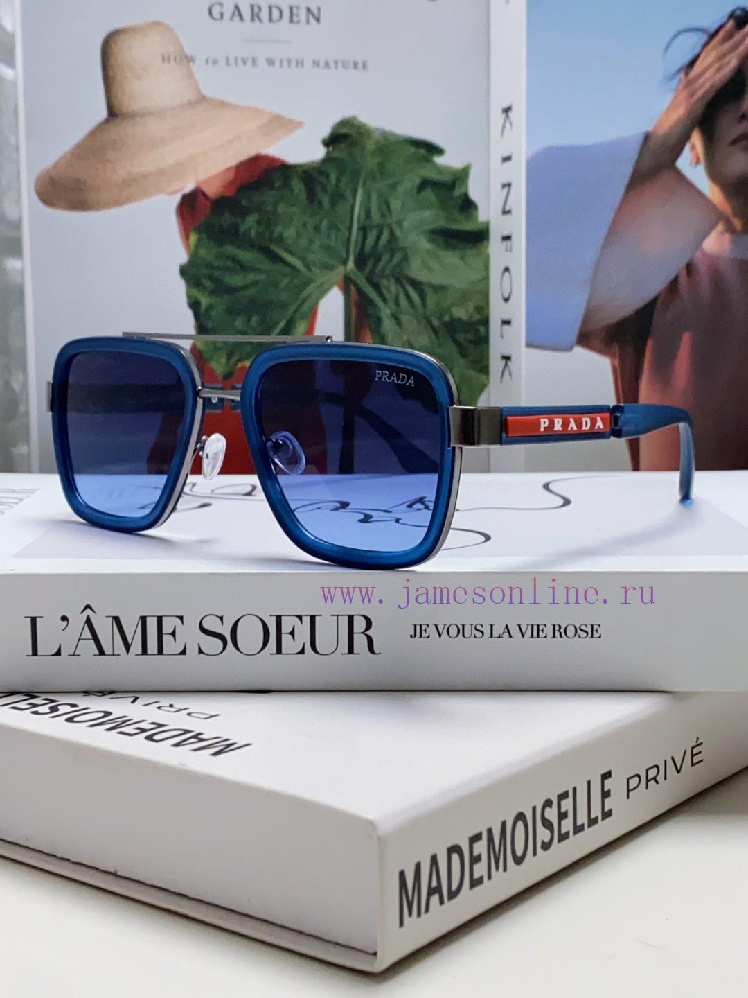 Prada 2024 New Trendy Sunglasses, UV resistant Pilot Sunglasses, Driving Fashion Toad Glasse05r2d3ks