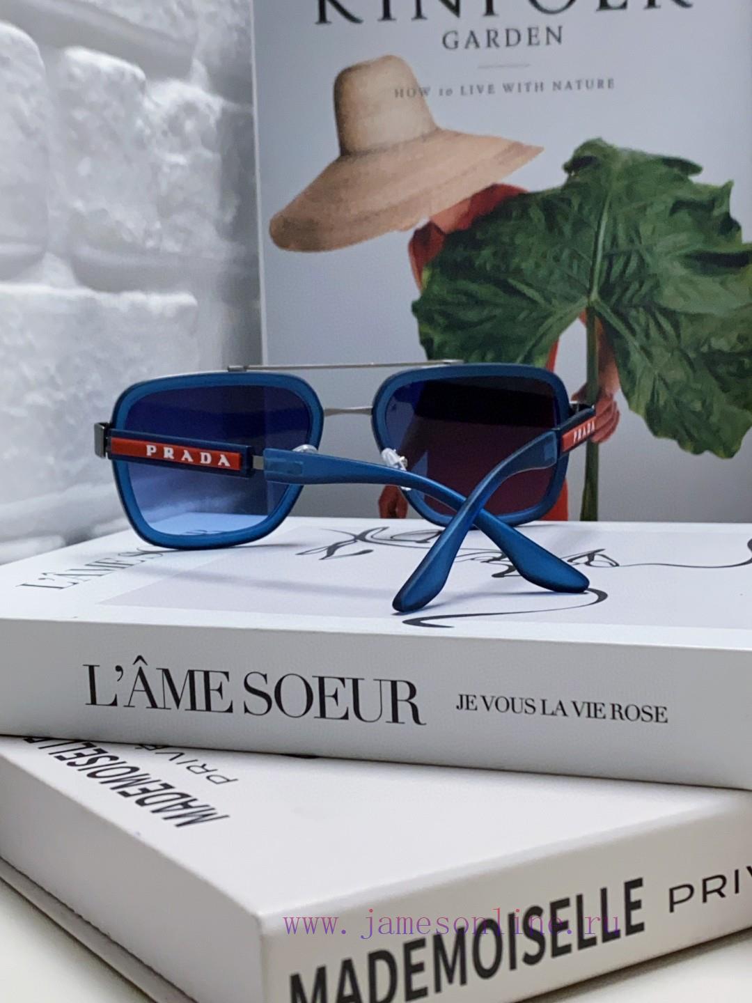 Prada 2024 New Trendy Sunglasses, UV resistant Pilot Sunglasses, Driving Fashion Toad Glasse05r2d3ks - Image 4