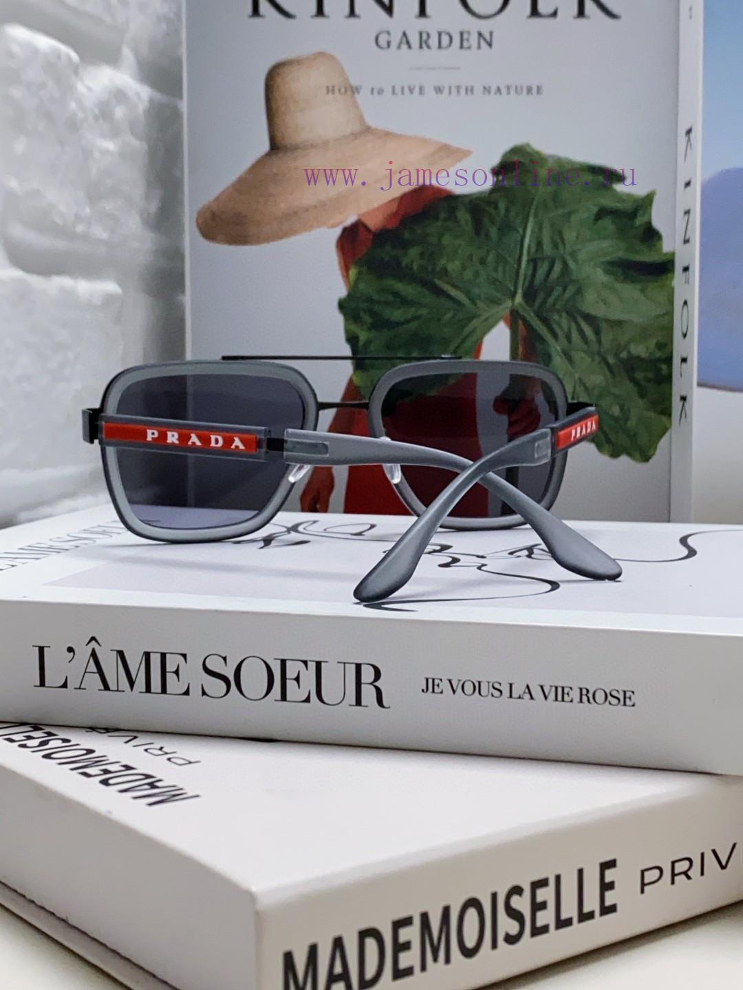 Prada 2024 New Trendy Sunglasses, UV resistant Pilot Sunglasses, Driving Fashion Toad Glassek0vahq2c - Image 4