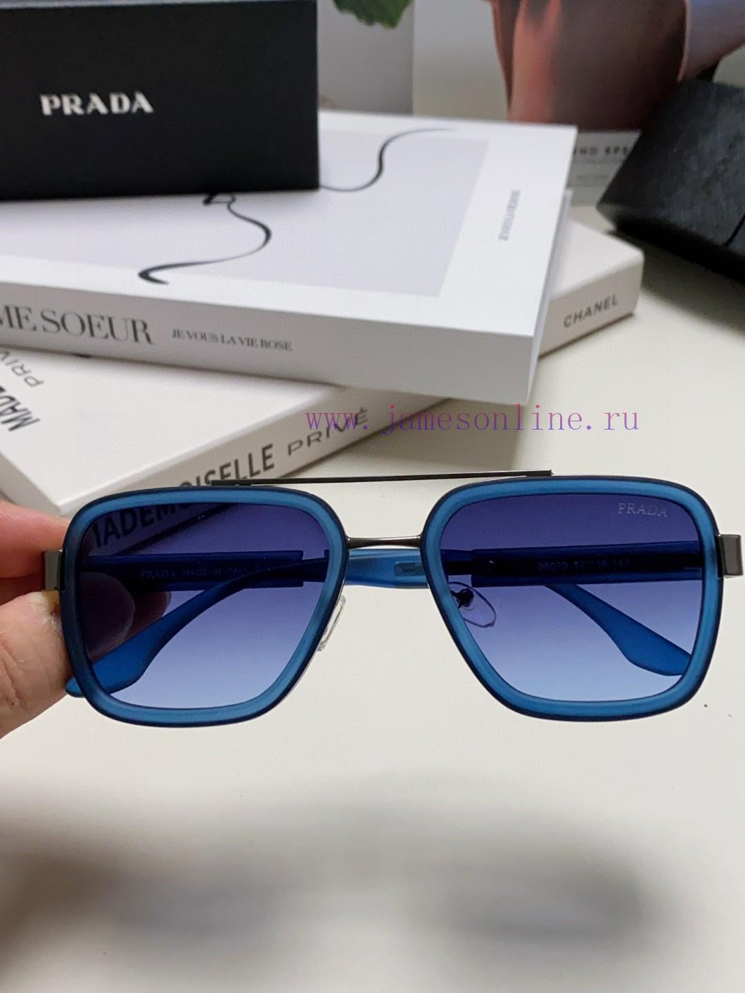Prada 2024 New Trendy Sunglasses, UV resistant Pilot Sunglasses, Driving Fashion Toad Glasse05r2d3ks - Image 5