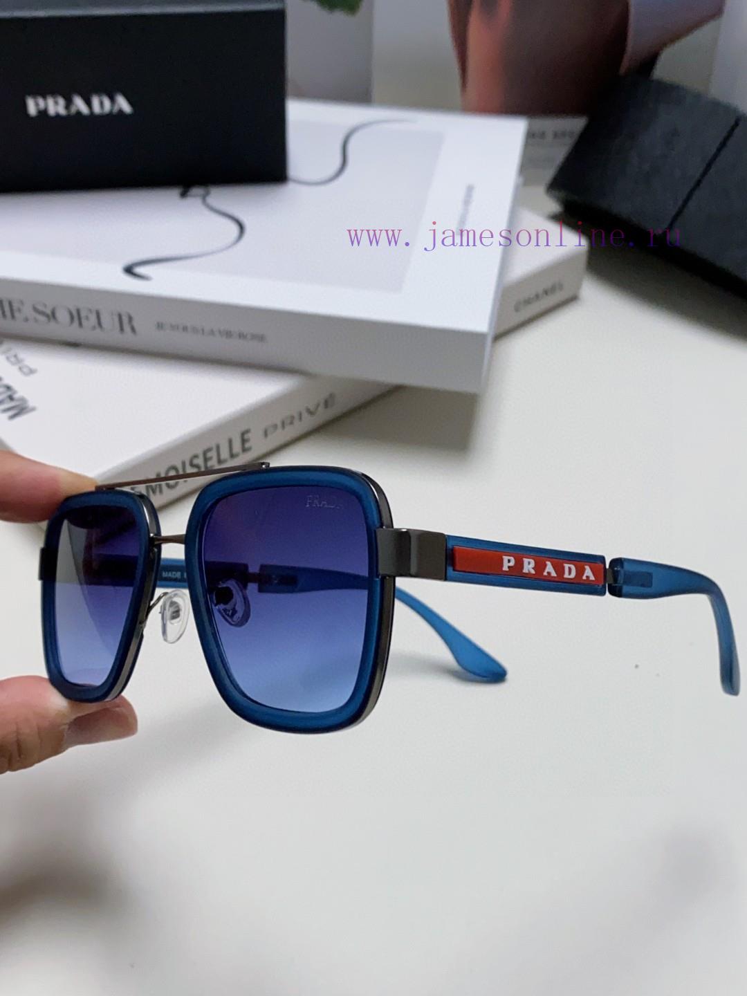 Prada 2024 New Trendy Sunglasses, UV resistant Pilot Sunglasses, Driving Fashion Toad Glasse05r2d3ks - Image 7