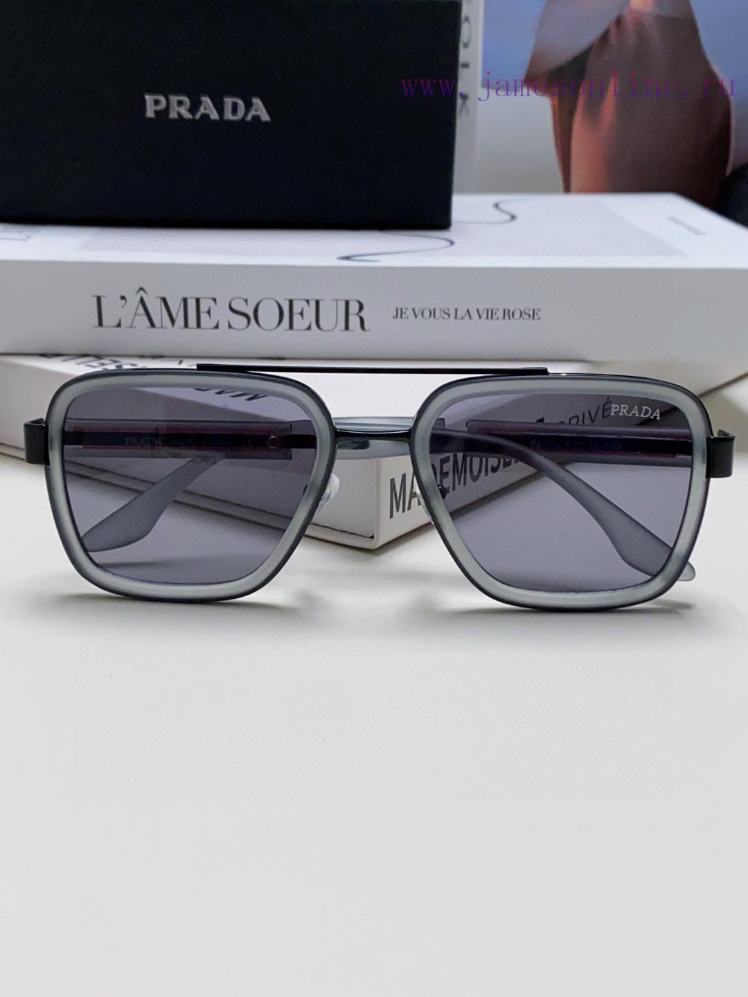 Prada 2024 New Trendy Sunglasses, UV resistant Pilot Sunglasses, Driving Fashion Toad Glassek0vahq2c - Image 8