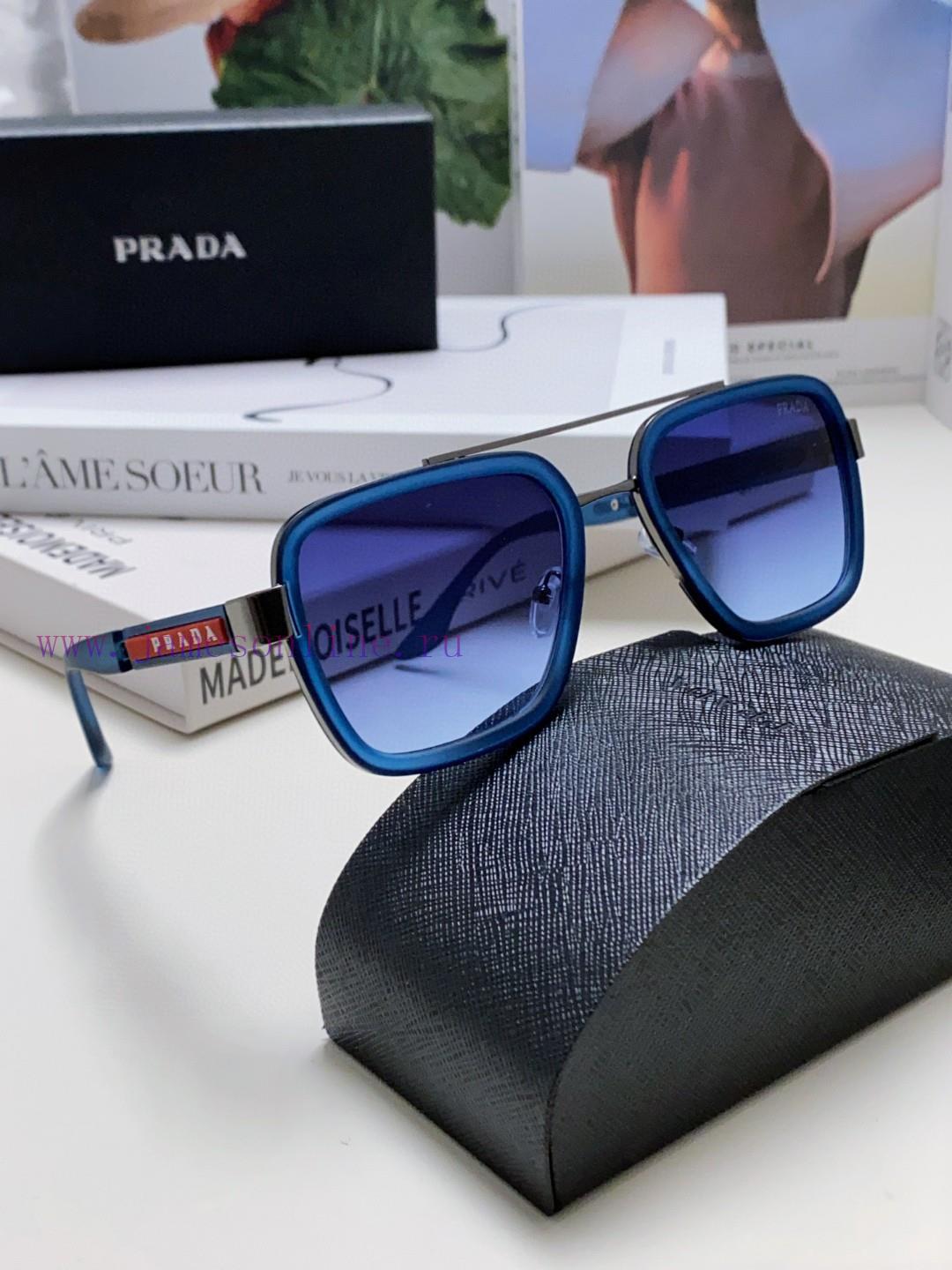 Prada 2024 New Trendy Sunglasses, UV resistant Pilot Sunglasses, Driving Fashion Toad Glasse05r2d3ks - Image 9