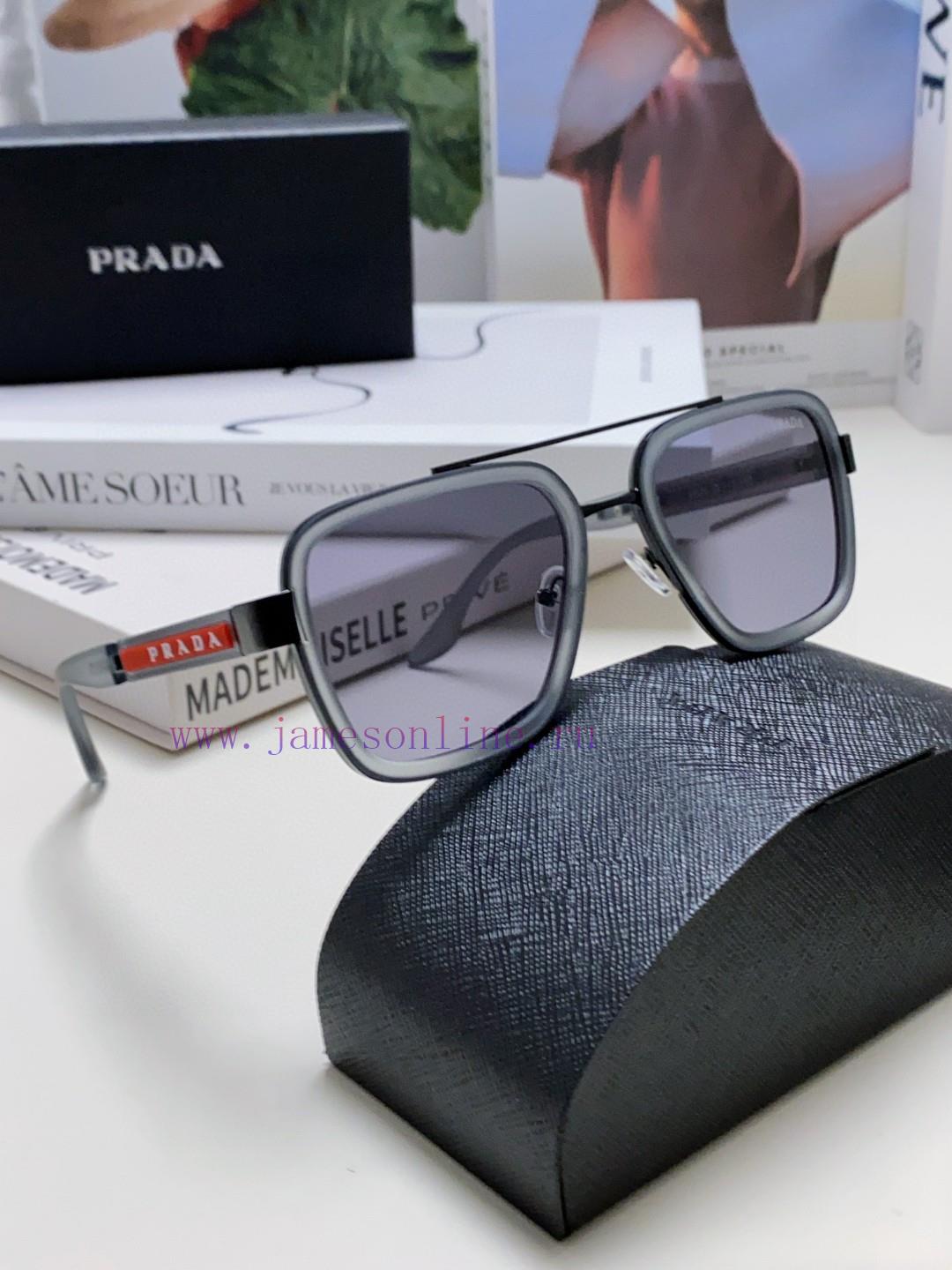 Prada 2024 New Trendy Sunglasses, UV resistant Pilot Sunglasses, Driving Fashion Toad Glassek0vahq2c - Image 9