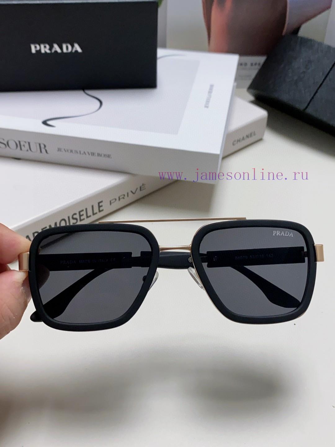 Prada 2024 New Trendy Sunglasses, UV resistant Pilot Sunglasses, Driving Fashion Toad Glassehspkl3tv - Image 6