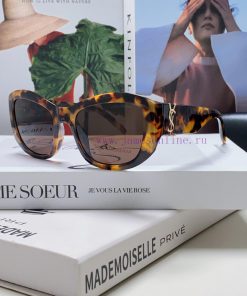 YSL Saint Laurent Sunglasses Women's Alphabet Interwoven SL Fashion Trend Sunglasses Versatijz9wbuz8